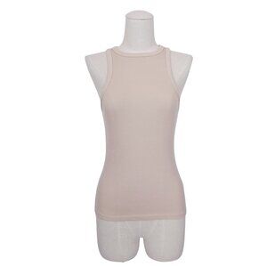 AGOLDE Rib Tank Latte Sz Small
